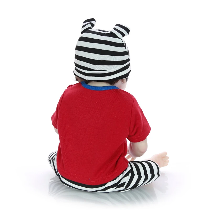 KEIUMI куклы Reborn Baby Toy 23 ''57 см полный силиконовый корпус виниловая Реалистичная Детская кукла мальчик игрушка в Sao Paulo дети подарок на день рождения