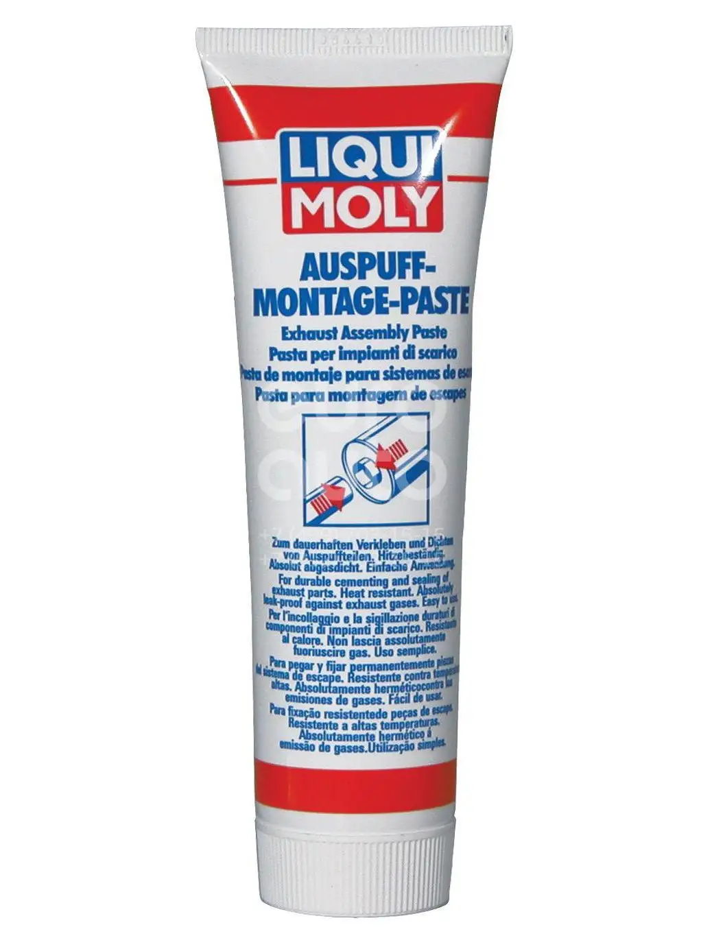 Liqui Moly Герметик глушителя 3342 Наносится на места стыка деталей и позволяет легко демонтировать детали при необходимости