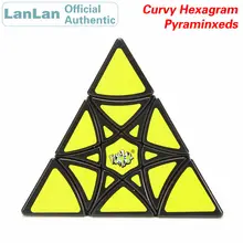 LanLan Curvy Hexagram 3x3x3 Pyraminxeds волшебный куб 3x3 Пирамида скорость головоломка антистресс Развивающие игрушки для детей