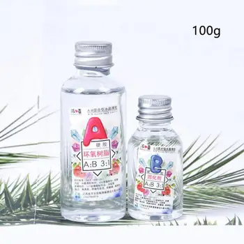 

Mixed Quick Drying Hardener Anti-yellow DIY Resin Epoxy Transparent Clear Art High Adhesive AB Crystal Glue For Jewelry Making