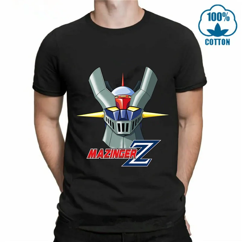 Camisetas Mazinger Z para hombre, camisa clásica de Anime, robot de