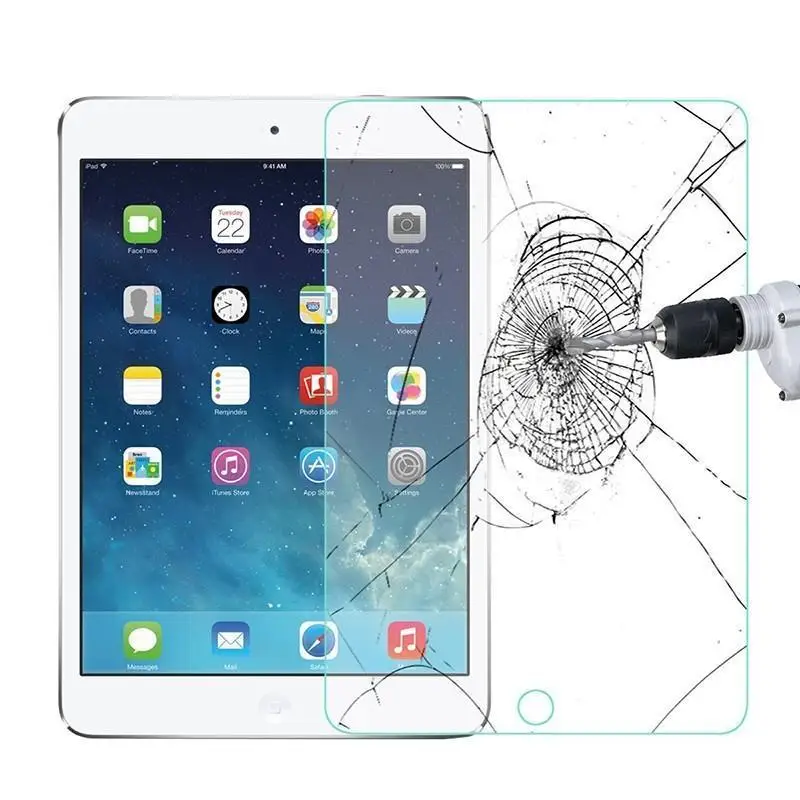 Screen Protector For iPad Pro 11 10.5 9.7 10.2 Protective Curved Edge Tempered Glass On The For iPad Air mini 2 3 4 5