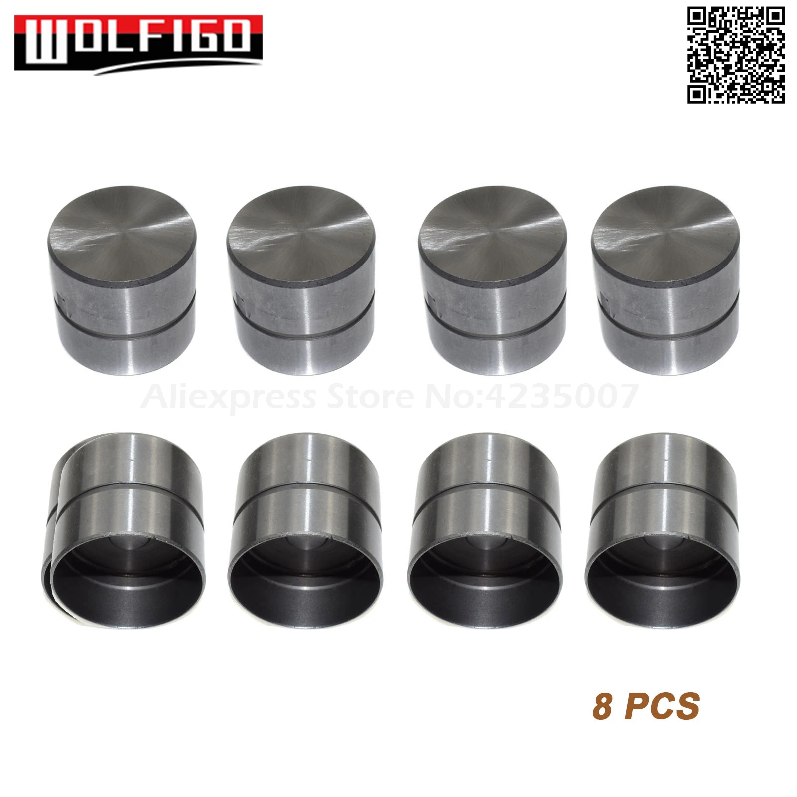 White WOLFIGO 1PC / 8PCS Hydraulic Valve Lifter For Mercedes-Benz 190 W202 W124 S124 W140 420000110,6010500080,6010500325,6010500380 - Color: White