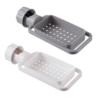 

2 Pack Faucet Rack Storage Rack, Accessory for Kitchen Sink, Sink Sponge Holder Sink Caddy Organizer for Kitchen & Bathroom Acce