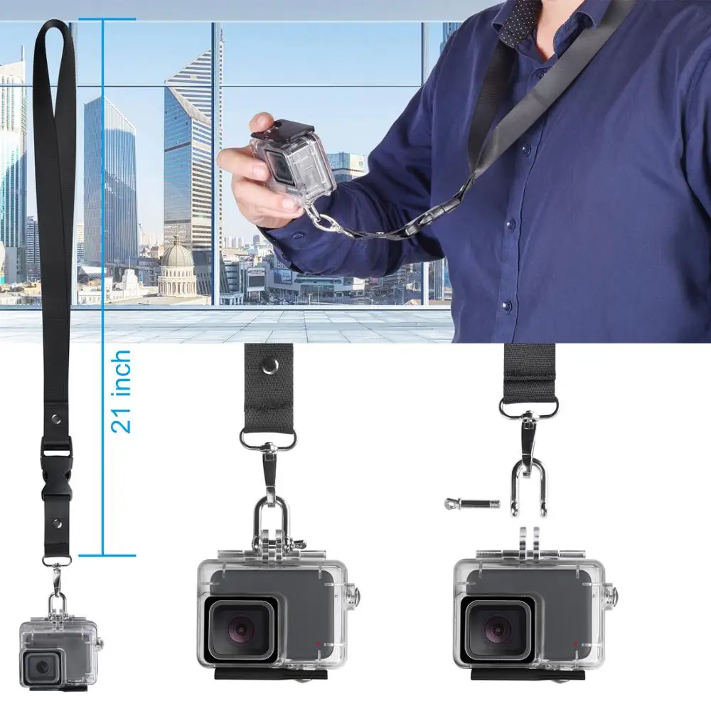 GoPro Hero 7 белый/серебристый набор аксессуаров для наружного альпинизма чехол