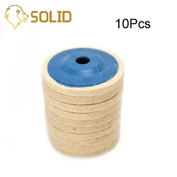

Wool Polishing Pads 100MM Buffing Angle Grinder Wheel Felt Polishing Disc Pad Set for Angle Grinder Abrasive Rotary Tool 10Pcs