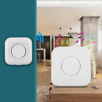 

Wireless Intelligent Music Doorbell Long Distance Remote Home Door Chime US 110-240V Home Security Accessor door bell