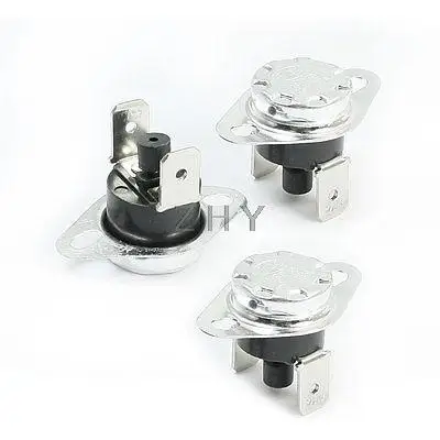 

3Pcs NC Temperature Temp Switch Manual Reset Thermostat 80 Degree Celsius