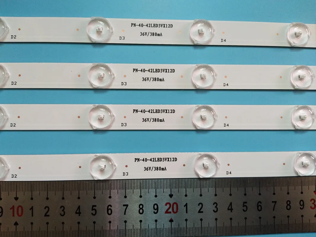 

Полосветильник световая балка, 20 прошедших/партия, светодиодная Нижняя фара для LE40B3000W, LED40ME1000, 30340012203, LED40D12-ZC14-04 (A)