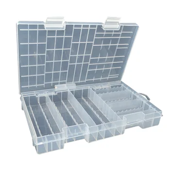

Practical Large Capacity Strong Durable Waterproof Plastic Case Portable Transparent Large Storage Box Dustproof Battery Holder