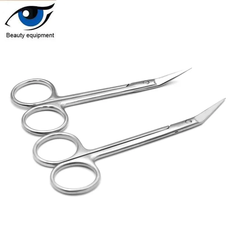 

Stainless steel wow mouth nasal septum 45 degree scissors gold handle bird beak nose nasal comprehensive surgical instrument