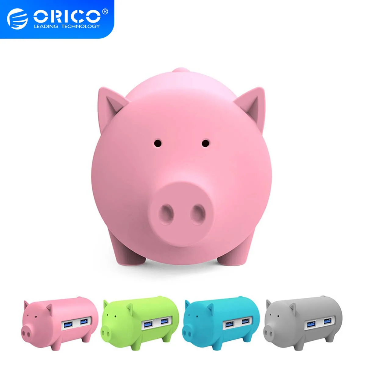 Концентратор ORICO H4018 хаб на 3 порта USB 0 с и кардридером для TF SD карт|usb3.0 hub|hub usb3.0hub port