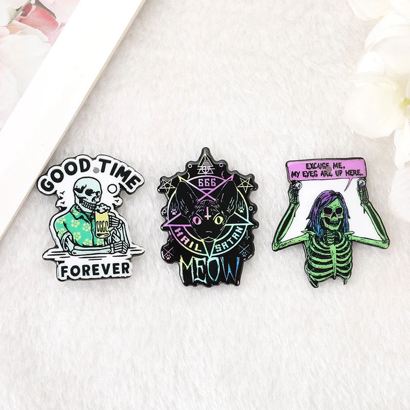 12 шт. акриловые подвески в виде черного кота | Украшения и аксессуары