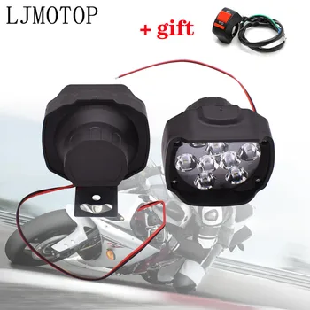 

6/9 LED Motorcycle Headlight Fog Driving Lights Front Head Auxiliary Lamp For BMW C 650 600 Sport C 400 650 GT F 700 650 GS
