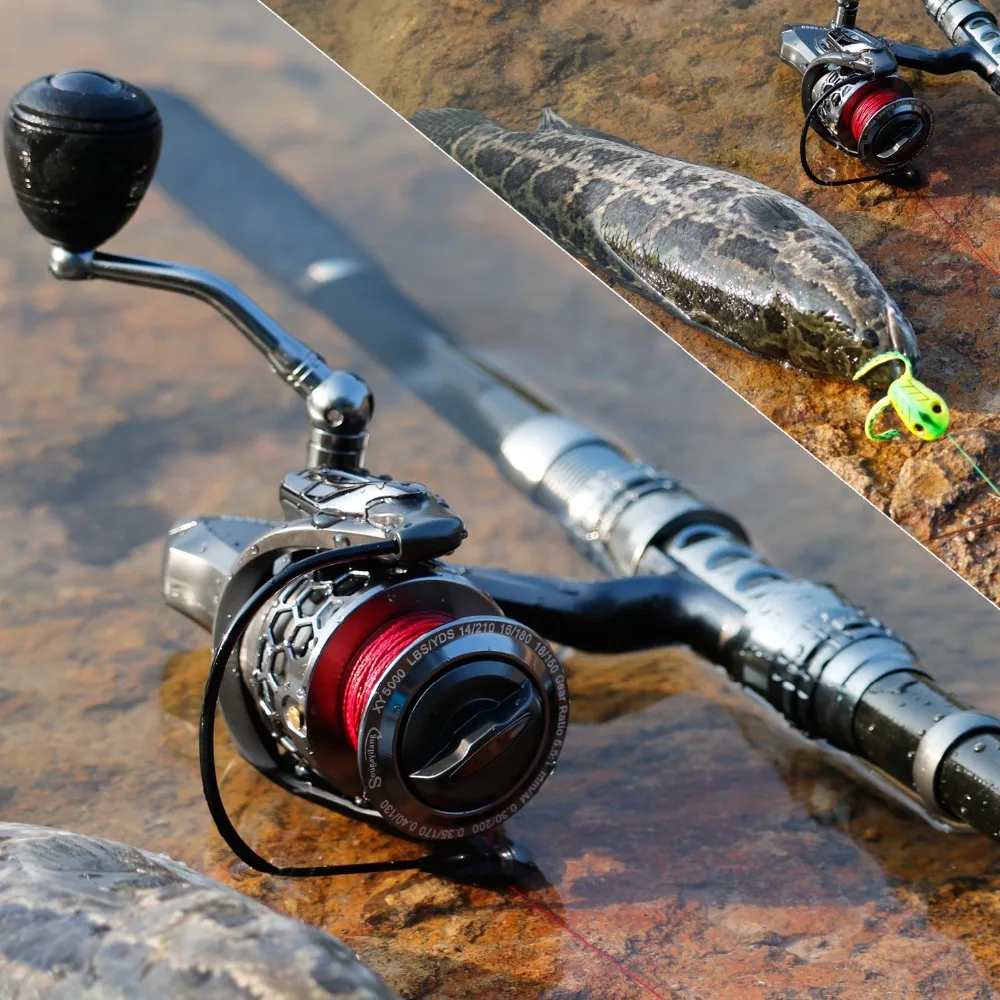 Vara de Pesca de Fibra Carretel de Pesca Vara de Pesca Carbono e 13 + 1bb Sougayilang Fiação Combinação Telescópica Carpa Molinete Kit 20 pesca combinação telescópica carpa vara de pesca molinete kit