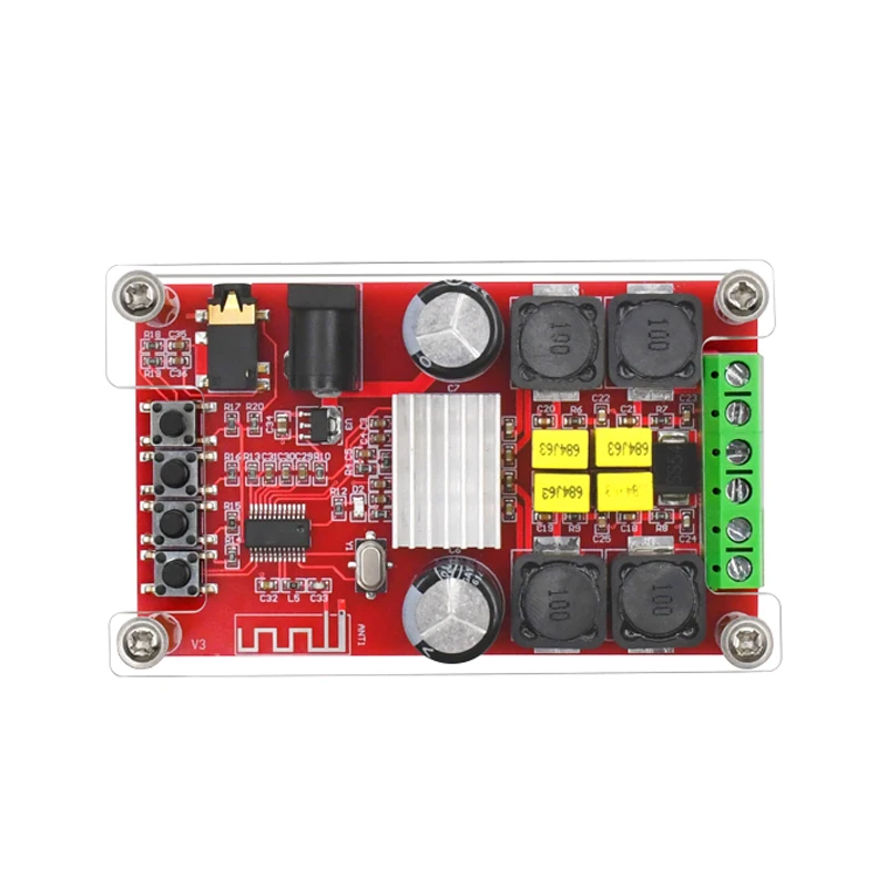 Bluetooth цифровой усилитель доска двухканальный 50 Вт* 2 TPA3116D2 Bluetooth 5,0 Высокая мощность аудио усилители DC12-24V поддержка декодирования