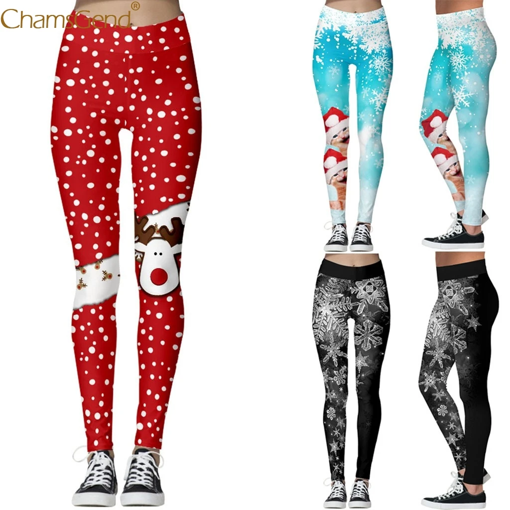 christmas yoga pants
