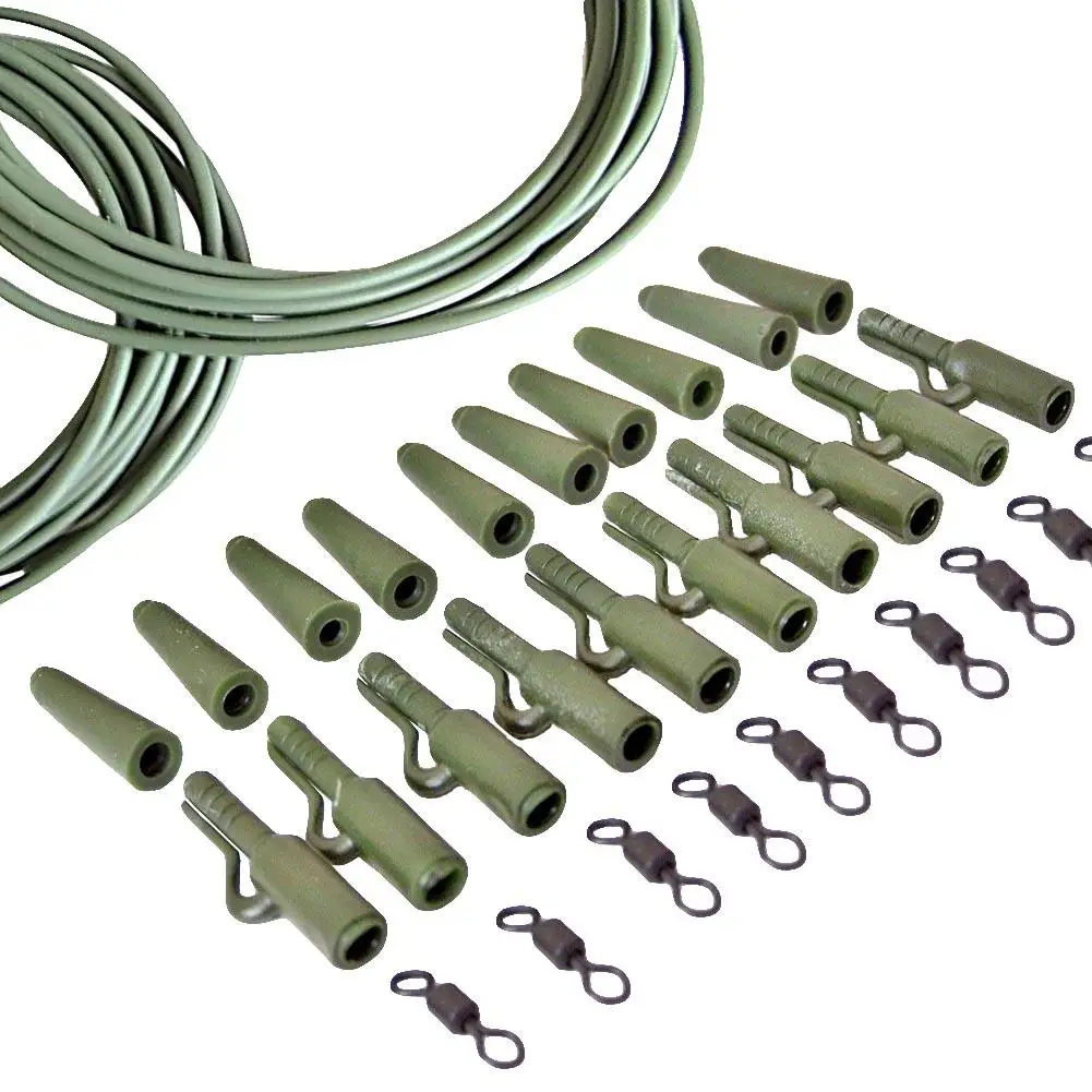 

32Pcs/Set Outdoor Fishing End Tackle Carp Weight Lead Clips Swivel Rig Tube Tool
