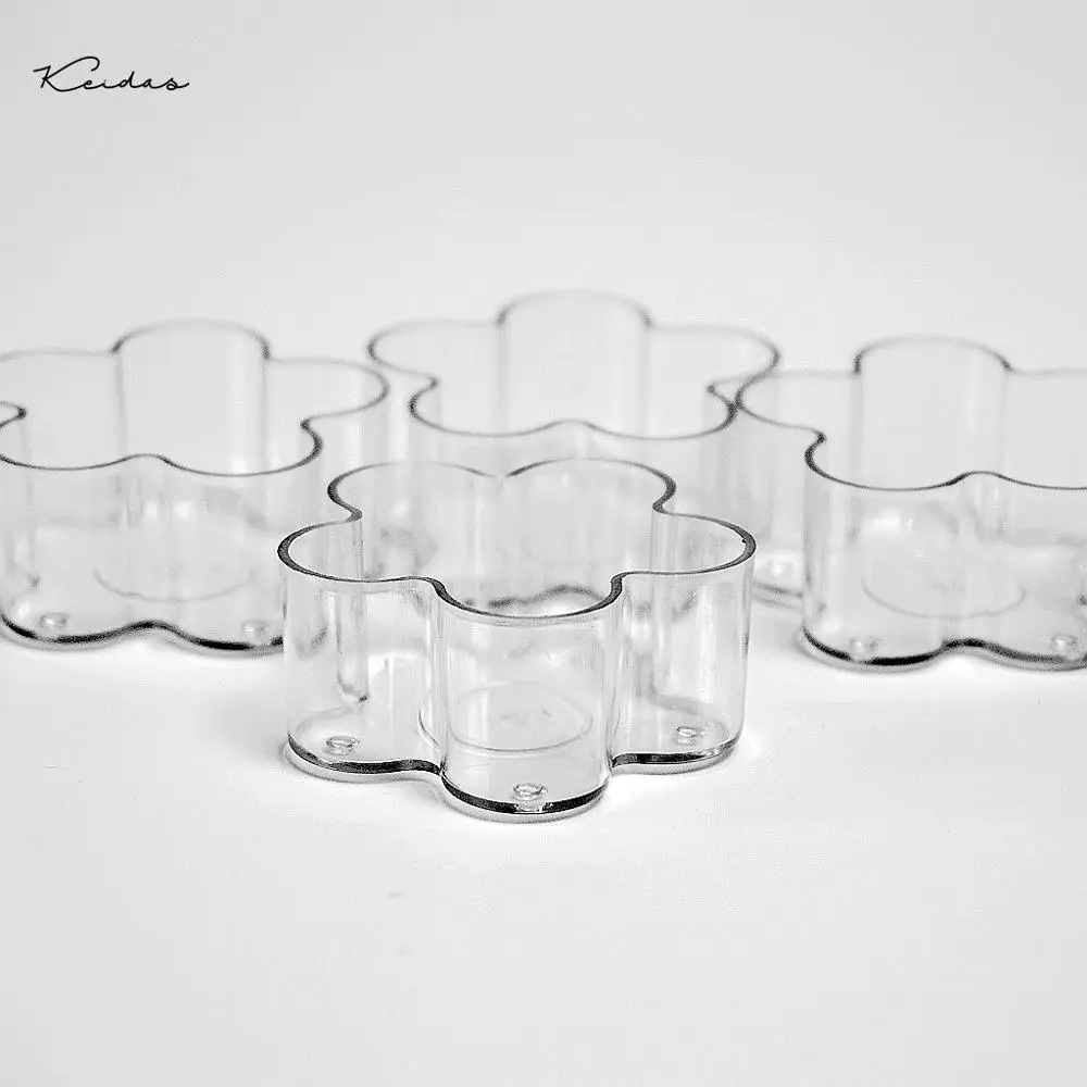 

Christmas-Flower Shaped candle and Tealight Candle Holder/DIY Tealight Candle Making Cups