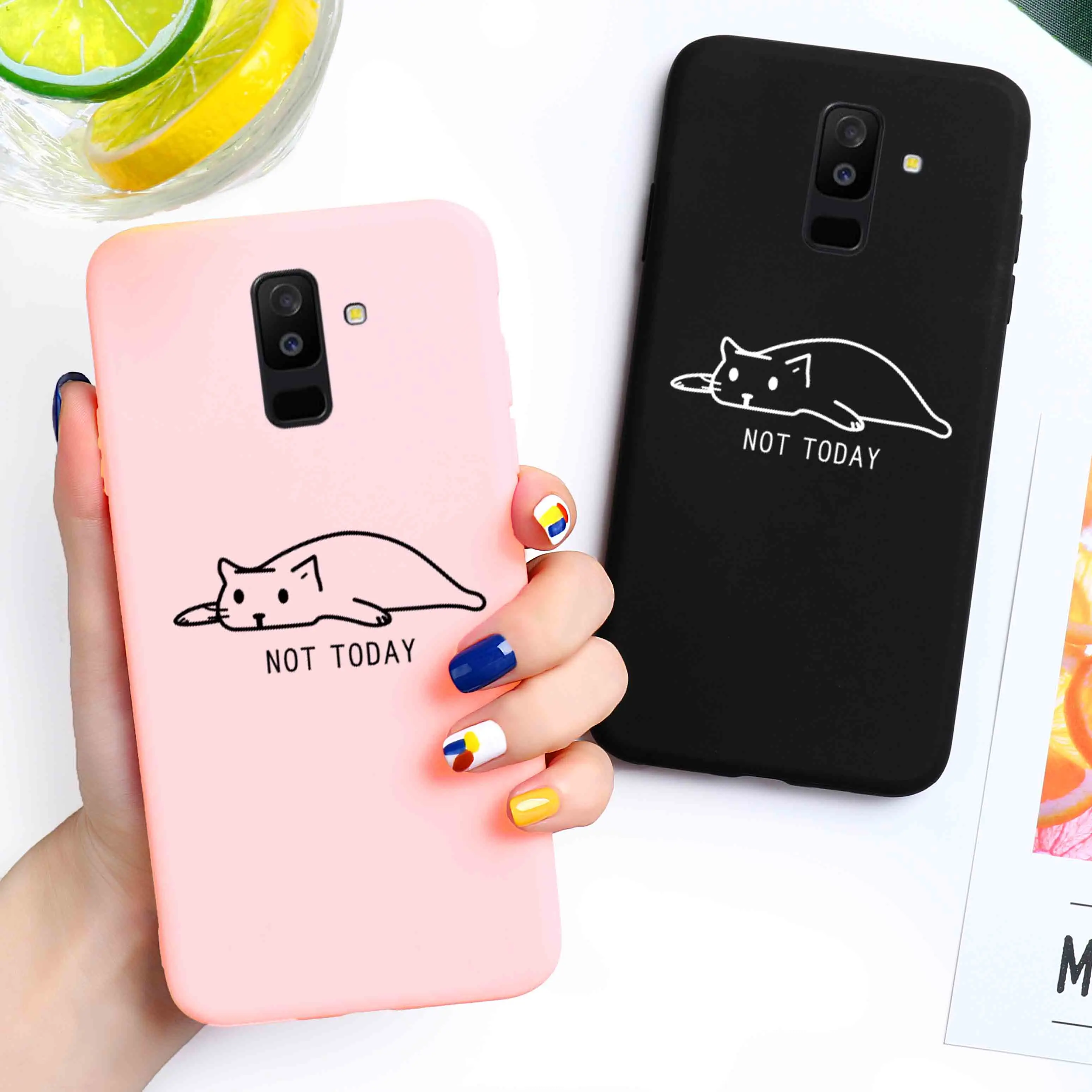 Чехлы для Samsung A50, A51, A71, A70, силиконовые чехлы A40, A20, A10, M30, M20, A10S, A30, A60, A6, A8 Plus, A9, A20e, Note 10 Pro, 9, 8, чехол с милым котом|Специальные чехлы| | АлиЭкспресс