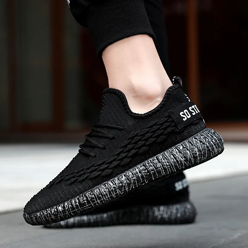 

Coconut Shoes Men's Trend Shoe Men Running Fly Woven Athletic Shoes Versatile Soft-Sole Casual Shoes MEN'S SHOES Spring New Styl