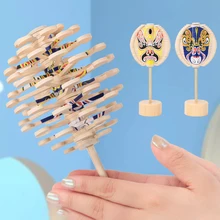 

Face-Changing Rotating Lollipop Fibonacci Spiral Tree Decompression Stick Creative Puzzle Small Ornaments Toys