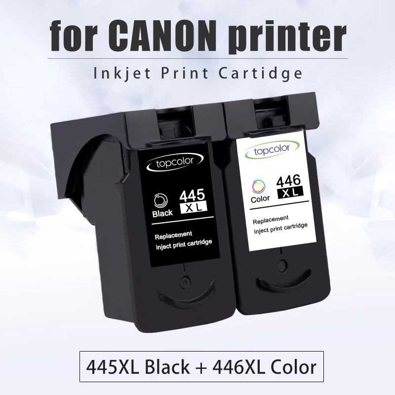 Чернильный картридж Topcolor PG445 CL446 для Canon 445 446 XL Pixma MG2440 2540 2940 iP2840 MX494 TS204 304 3140