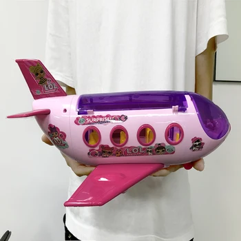 

LOL Surprise Dolls Toys Set Cartoon Airplane Picnic Ice Cream Car Slide Handbag Villa Action Figure Toys for Children Girls Gift