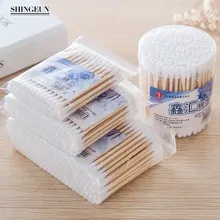 Двойные ватные тампоны многофункциональные безопасные высокоабсорбирующие гигиенические чистящие стерильные палочки чистящие инструменты для здоровья