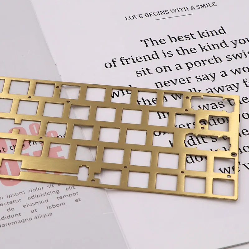 Keypro-teclado mecânico gh60, gk64x, 61x, placa de