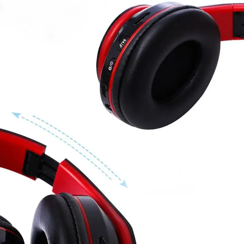 Bluetooth 5 0 с блестящими светодиодами Беспроводной гарнитура стерео за ухо складные