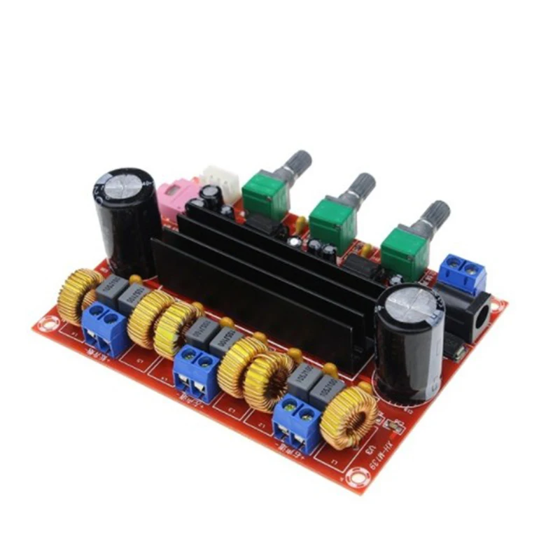 XH M139 2 1 Channel Digital Power Amplifier Board 12V 24V Wide Voltage TPA3116D2 2X50W 100W