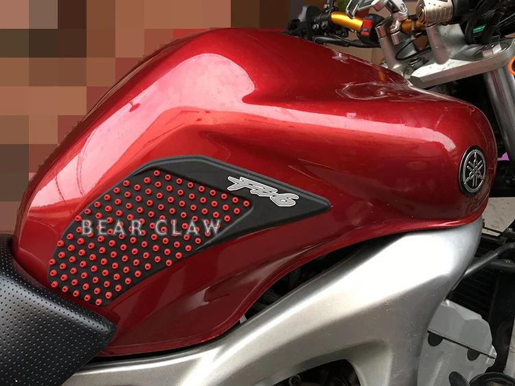 Для Yamaha FZ6 FZ-6 2006-2013 Мотоциклетный Бак Тяговый боковой коврик газовый топливный наколенник наклейка