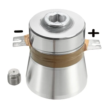 

1Pcs 60W 40KHz High Conversion Efficiency Ultrasonic Piezoelectric Transducer Cleaner High performance Acoustic Components