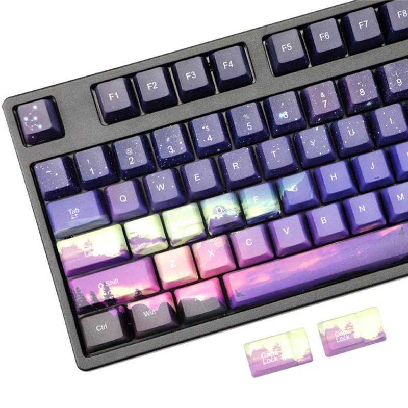 Механическая клавиатура Keycap Dawn светильник PBT с дополнительными клавишами для FILCO