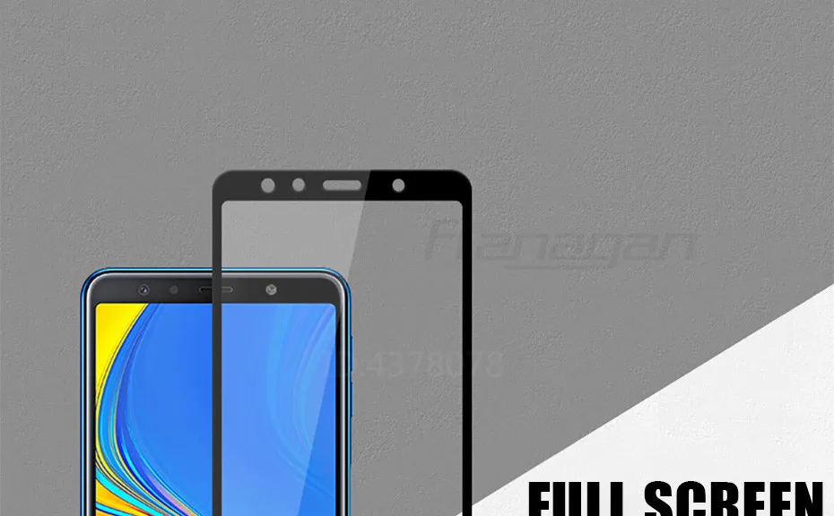 3 шт закаленное стекло для samsung Galaxy A20 A30 A40 A70 A50 A20E протектор экрана для samsung J4 J6 Plus A7 A9 стеклянная пленка