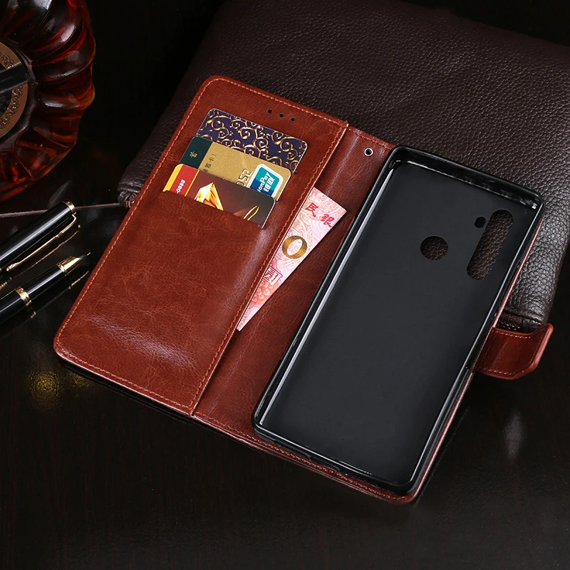 For OPPO Realme 5 Case Wallet Flip Business Leather Fundas Phone Case for Realme 5 RMX1911 Cover Capa Accessories