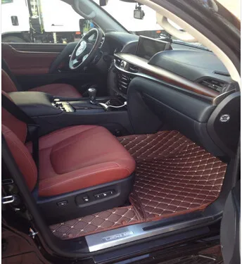 Высокое качество! Специальные автомобильные коврики для Lexus LX 570 5 мест водонепроницаемые ковры для LX570-2007