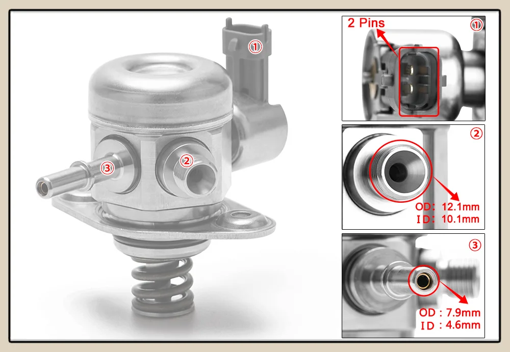 PQY High Pressure Pump OEM Mechanical Made For Ford Focus Galaxy Mondeo Land Rover Discovery VOLVO S60 S80 AG9E9D376AB 31359675