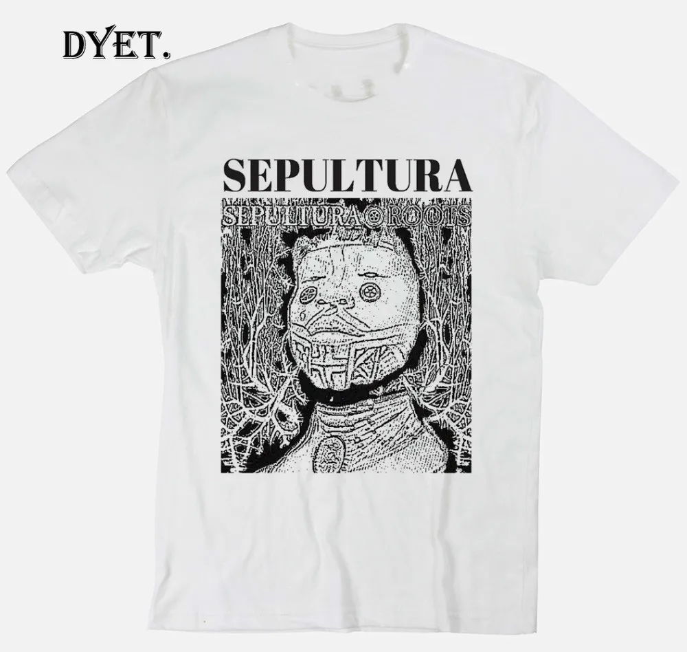 Sepultura Футболка мужская футболка металлическая рок группа короткий рукав хлопок