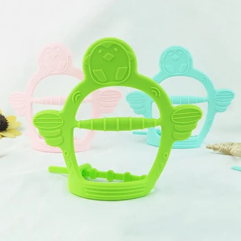 

Newborn Dental Care Durable Child Sucking Fingers Thumb Teether New Teething Glove Silicone Baby Nursing Teether Pacifier