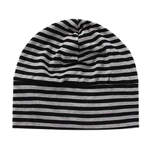 Взрослые мужские все хлопок ночь колпак для сна патч сна Твердые крышки черный серый