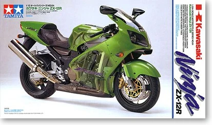 Tamiya 14084 1/12 Kawasaki NINJA ZX-12R дорожный мотоцикл