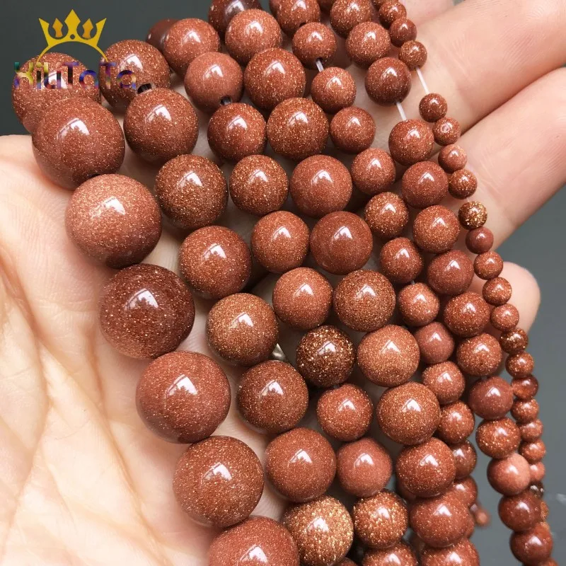 Бусины из натурального камня для изготовления ювелирных изделий 15 дюймов 4/6/8/10/12