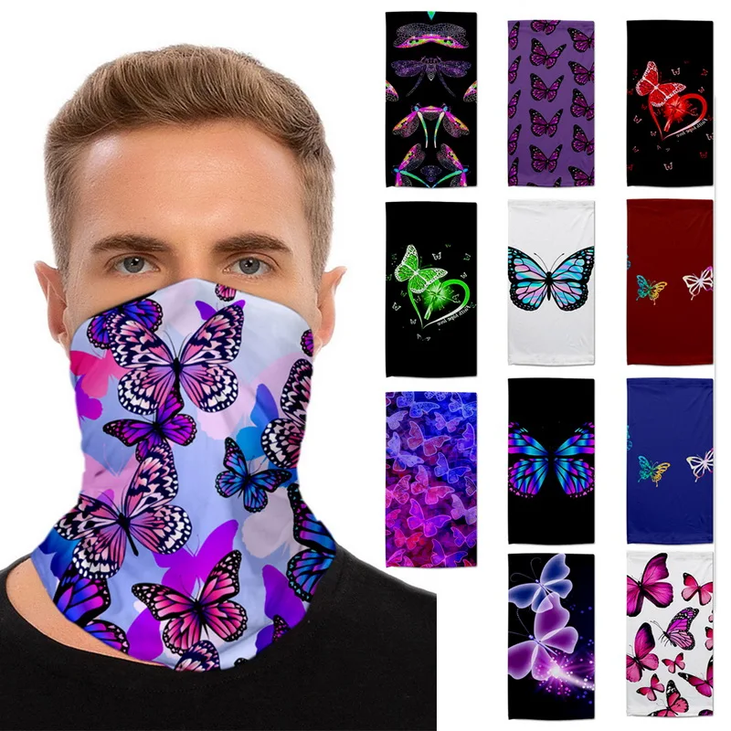 

Summer Outdoor Riding Mask Neck Protection Sunscreen Mask Motorcycle Earmuffs Silk Head Scarf Foulard Femme Facemask