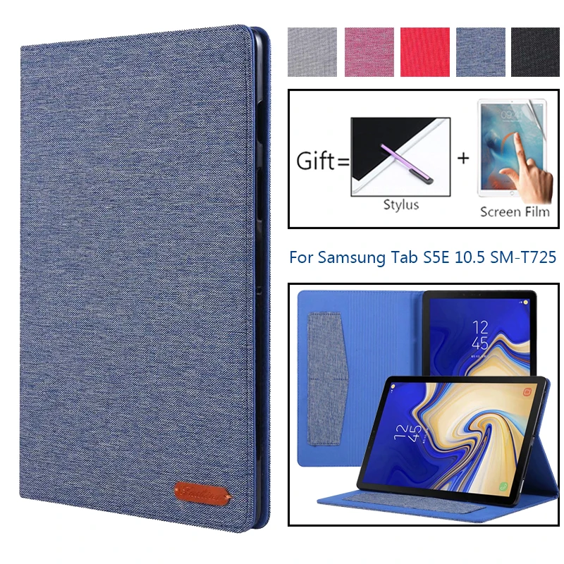 Умный чехол для Samsung Galaxy Tab S5E 2019 10 5 дюйма T720 T725 искусственная кожа | Компьютеры и