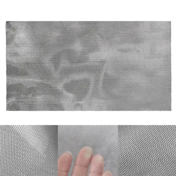 

Silver 200-Mesh Stainless Steel Woven Wire Cloth Screen Filter Sheet Useful