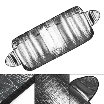 Protezione UV per auto, copertura per parabrezza, anti-ombra, gelo, neve, protezione, argento