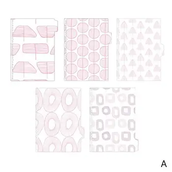 

5pcs Notebook Divider A5 A6 Planner Divider Refill Notebook Replaceable Loose-leaf Divided Fill Notebook Diary Stationery