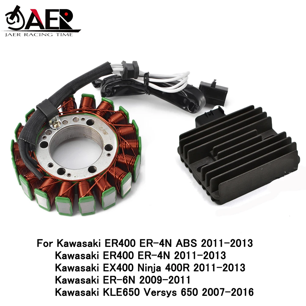 Generator Stator Coil + Voltage Regulator Rectifier for Kawasaki ER6N